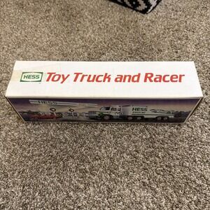 Hess Collectible Toy Truck and Racer Vintage 1988 New in Original Packaging Box